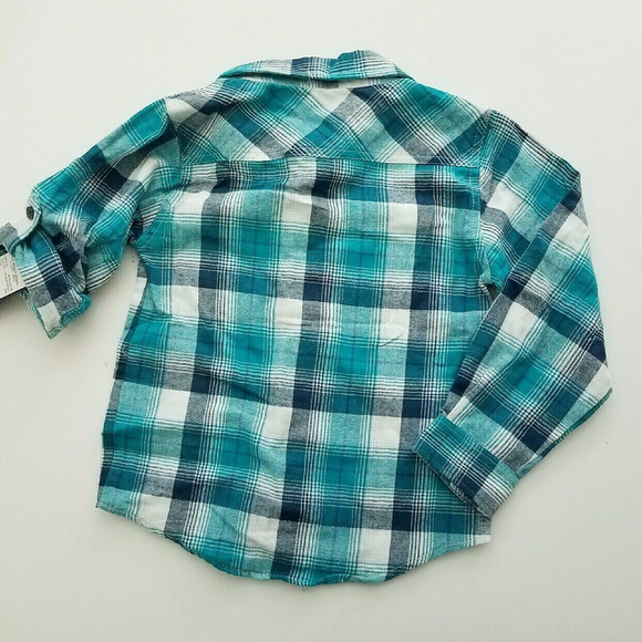 NWT US Polo Assn Cotton Flannel Shirt 5/6 - Picture 3 of 8